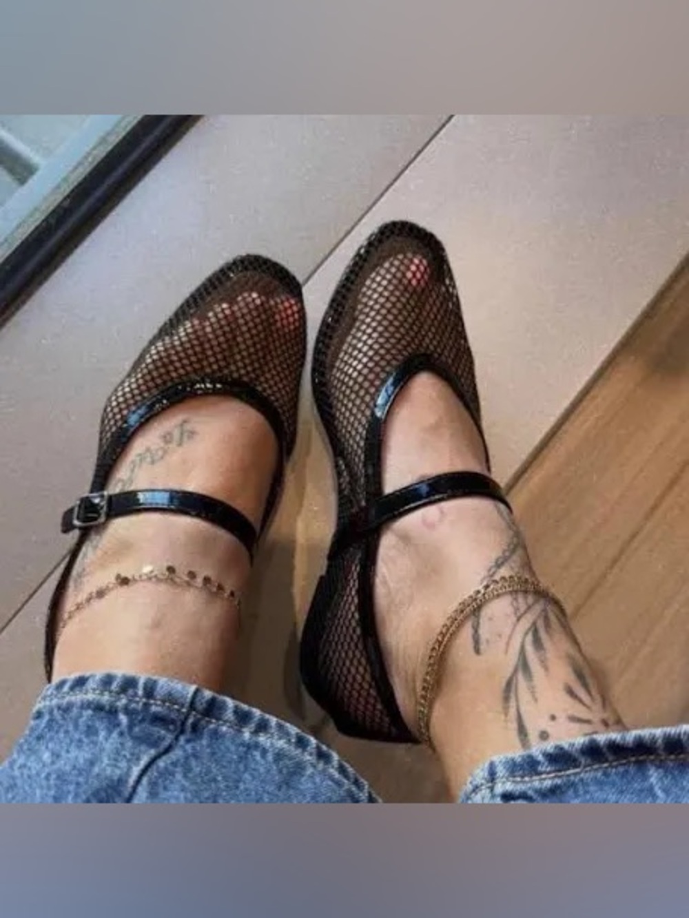 a new day Women's Issa Mesh Mary Jane Ballet Flats w/ Memory Foam Insole. Sz 10 - Picture 3 of 17